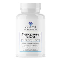 DR. EMIL NUTRITION Menopause Support bottle front for multi-symptom relief