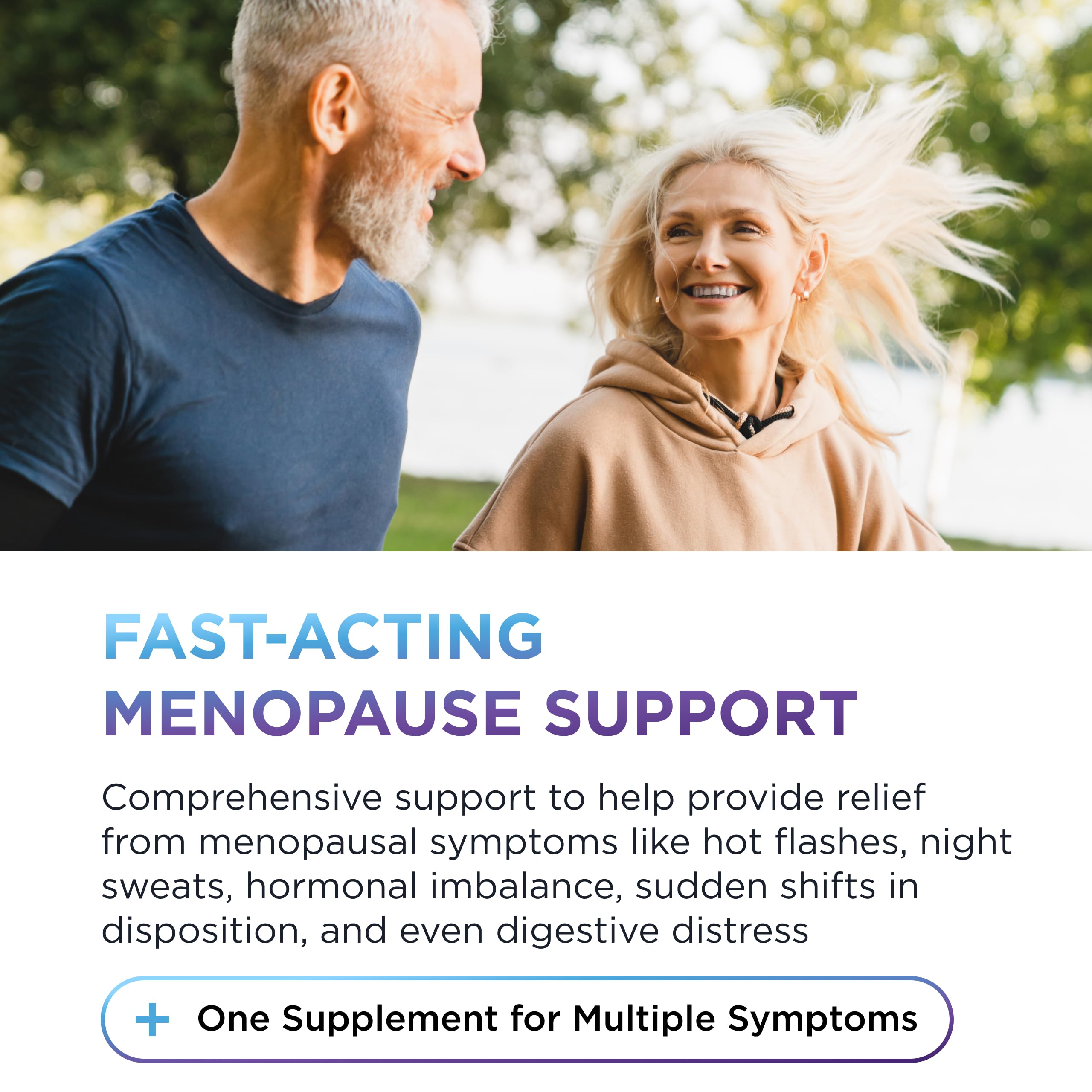 DR. EMIL NUTRITION label close-up showing ingredients for natural balance support