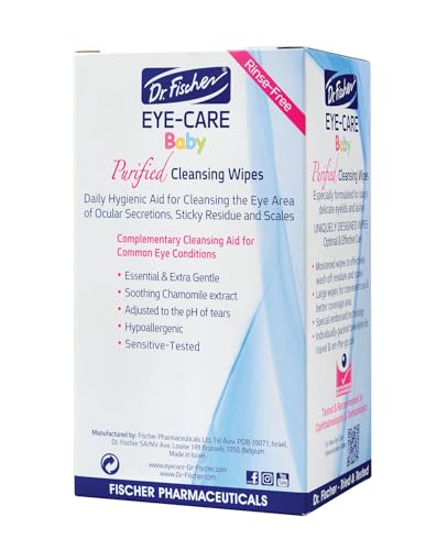 Dr. Fischer preservative-free wipes designed for sensitive baby eyes