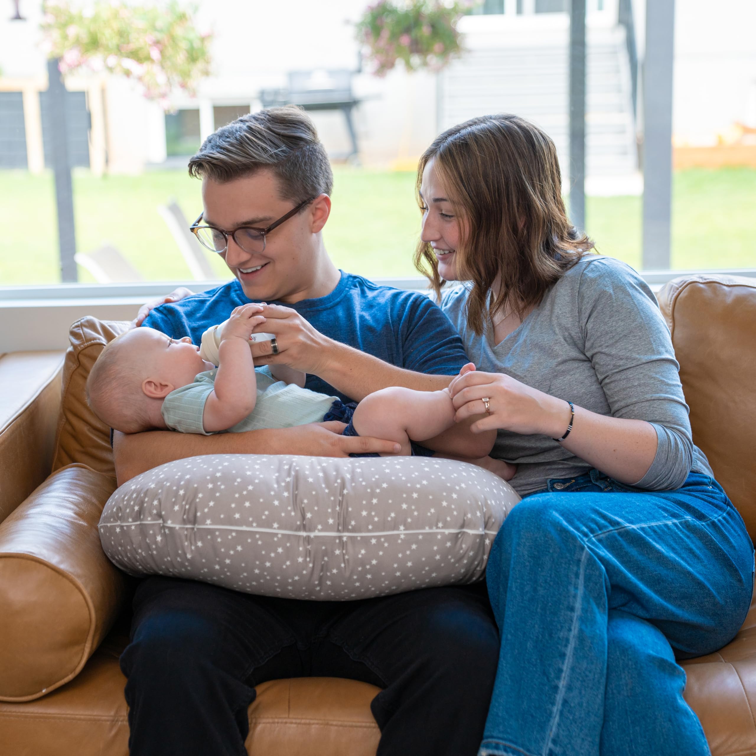 Dr. Mama's Organics nursing pillow makes a thoughtful baby shower gift for new moms.