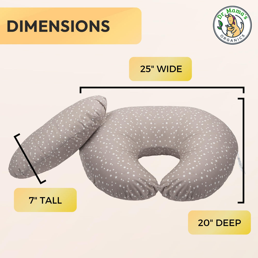 Dr. Mama's Organics lumbar support piece allows precise positioning for better alignment.