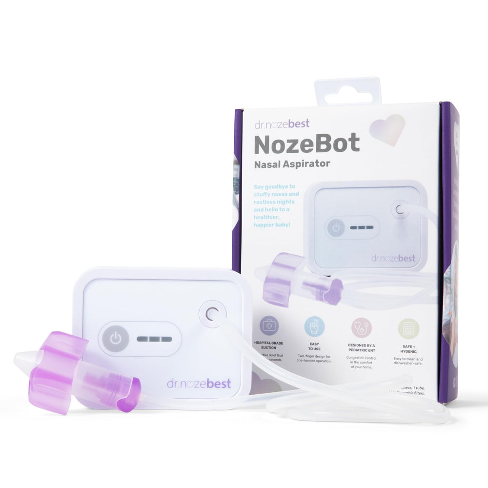 Easy-clean nosepiece and components of NozeBot for quick hygiene