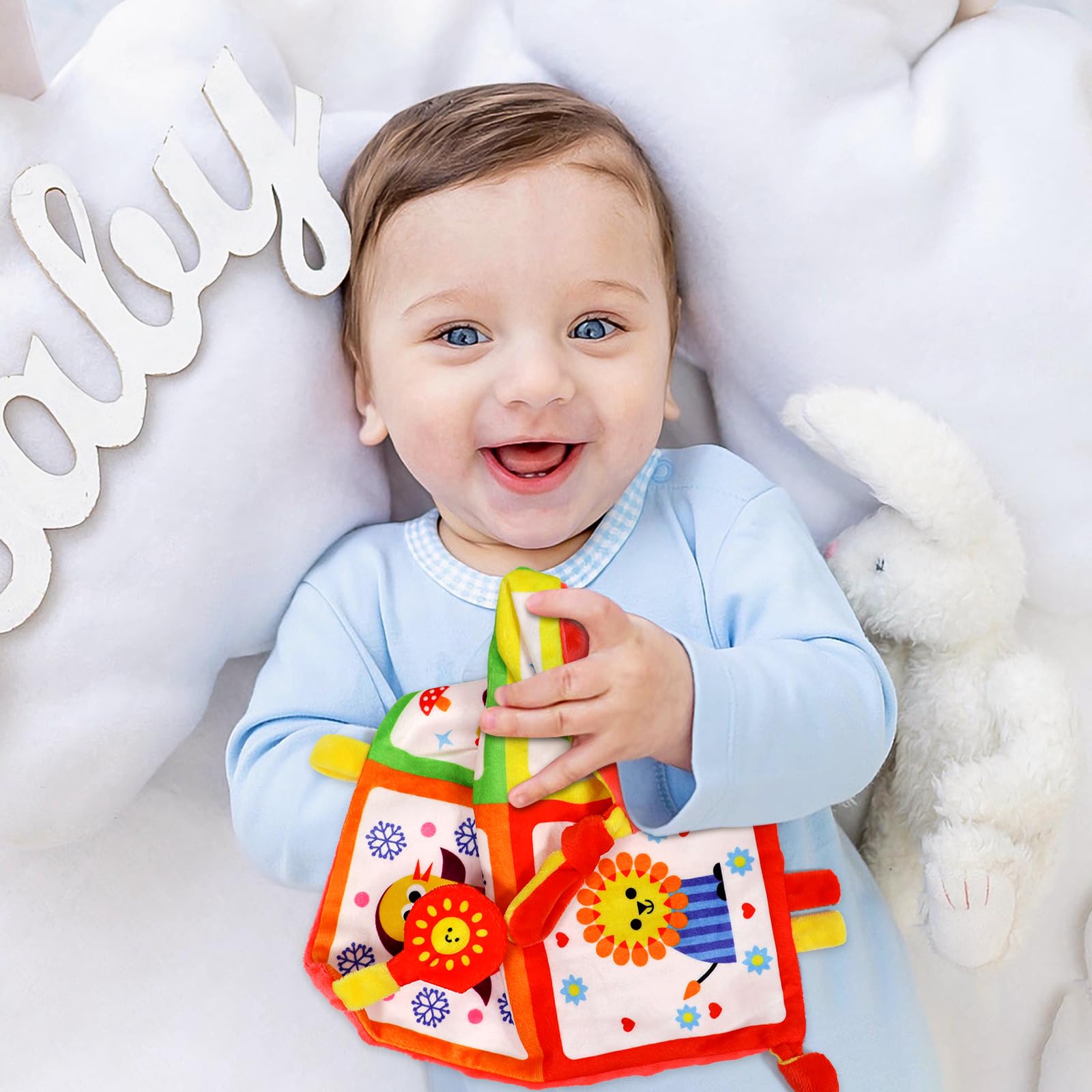Dr.Rapeti tag blanket portable design perfect for carrying and cuddling