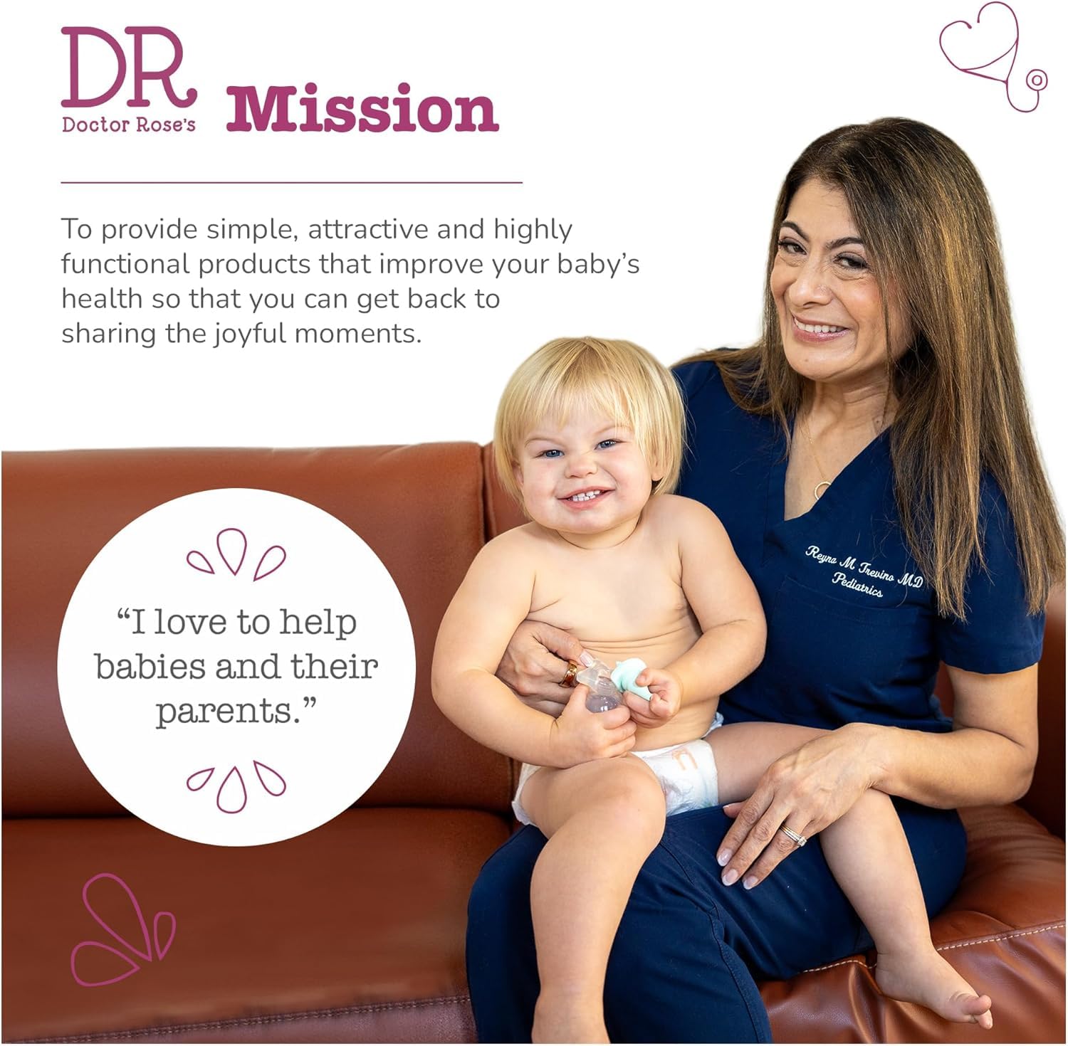 Travel-ready Dr. Rose's nasal aspirator with pouch