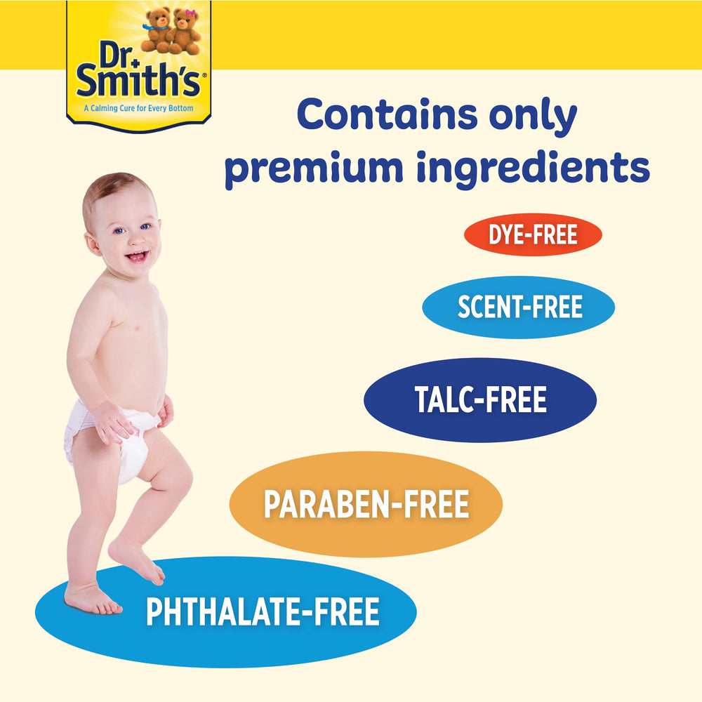 Applied to skin demonstrates gentle moisture barrier protection during diaper care.