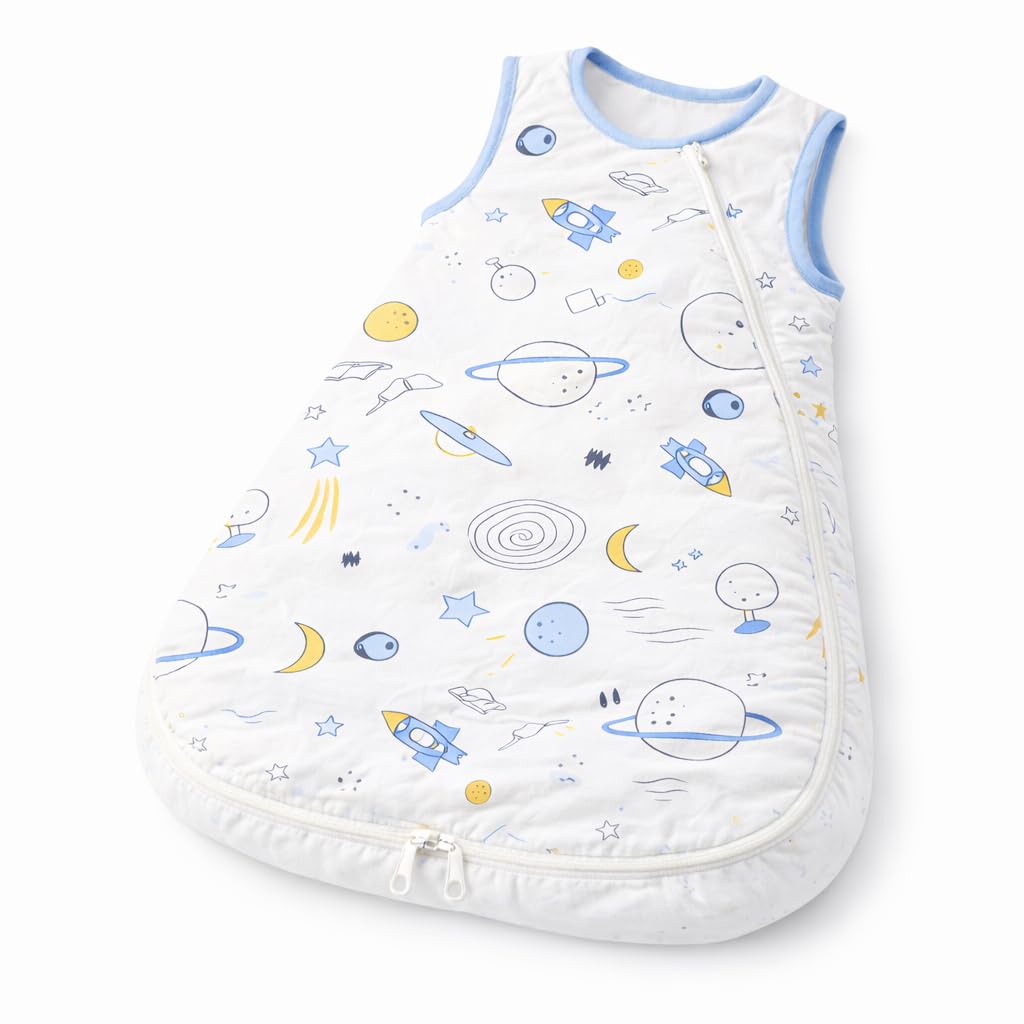 DRAGON ME baby sleep sack 1.5 tog in soft cotton for gentle nights.