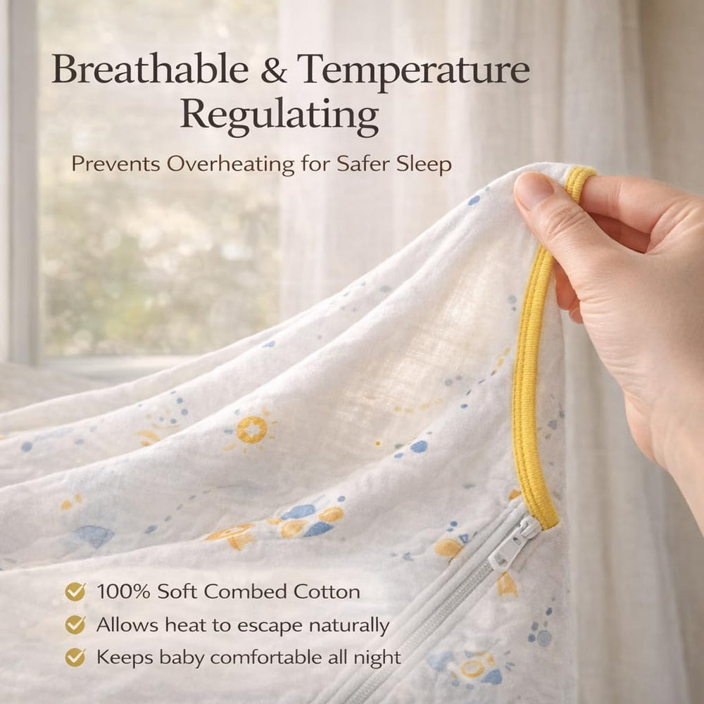 Dragon Me 100 percent cotton fabric feels soft against delicate skin.
