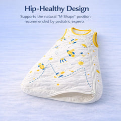DRAGON ME 2-way zipper open for easy diaper changes without disruption.