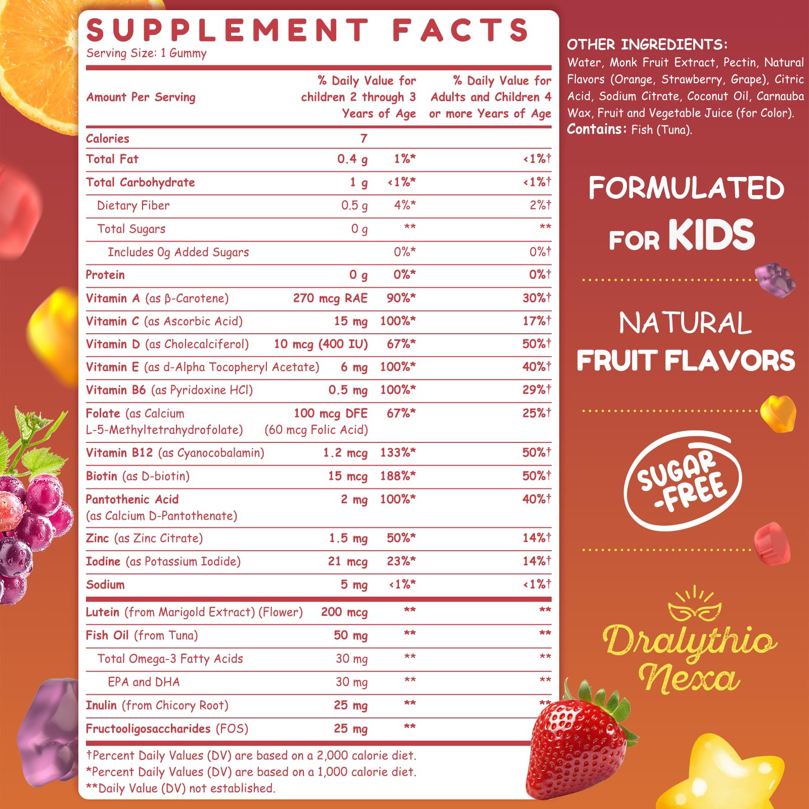DRALYTHIO NEXA easy-dispense serving scene for kids