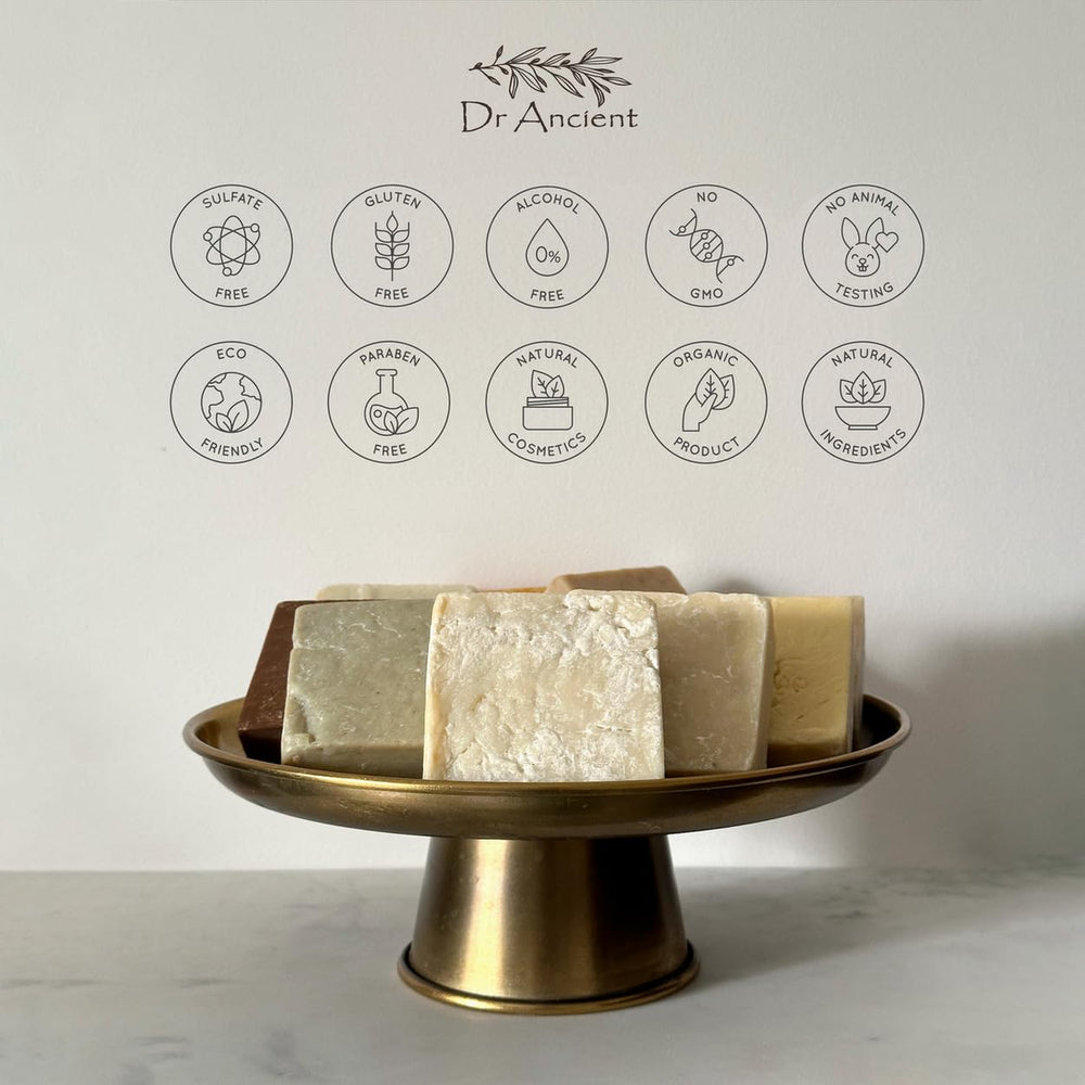 Dr.Ancient Aleppo Soap bar providing antiseptic skin cleansing