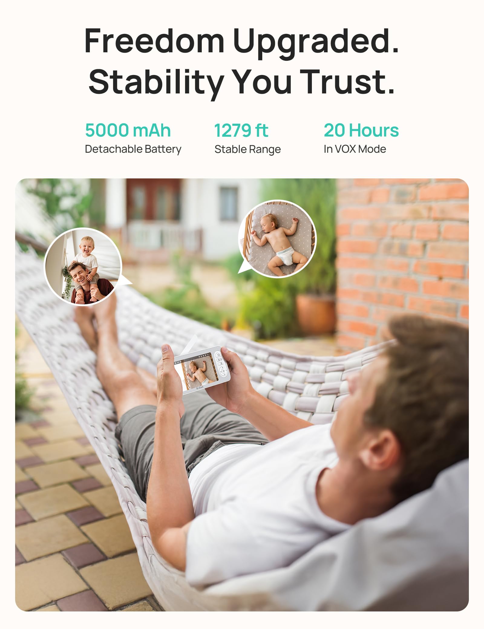 Dr.Care LumiView Plus wifi app view highlights remote viewing from anywhere