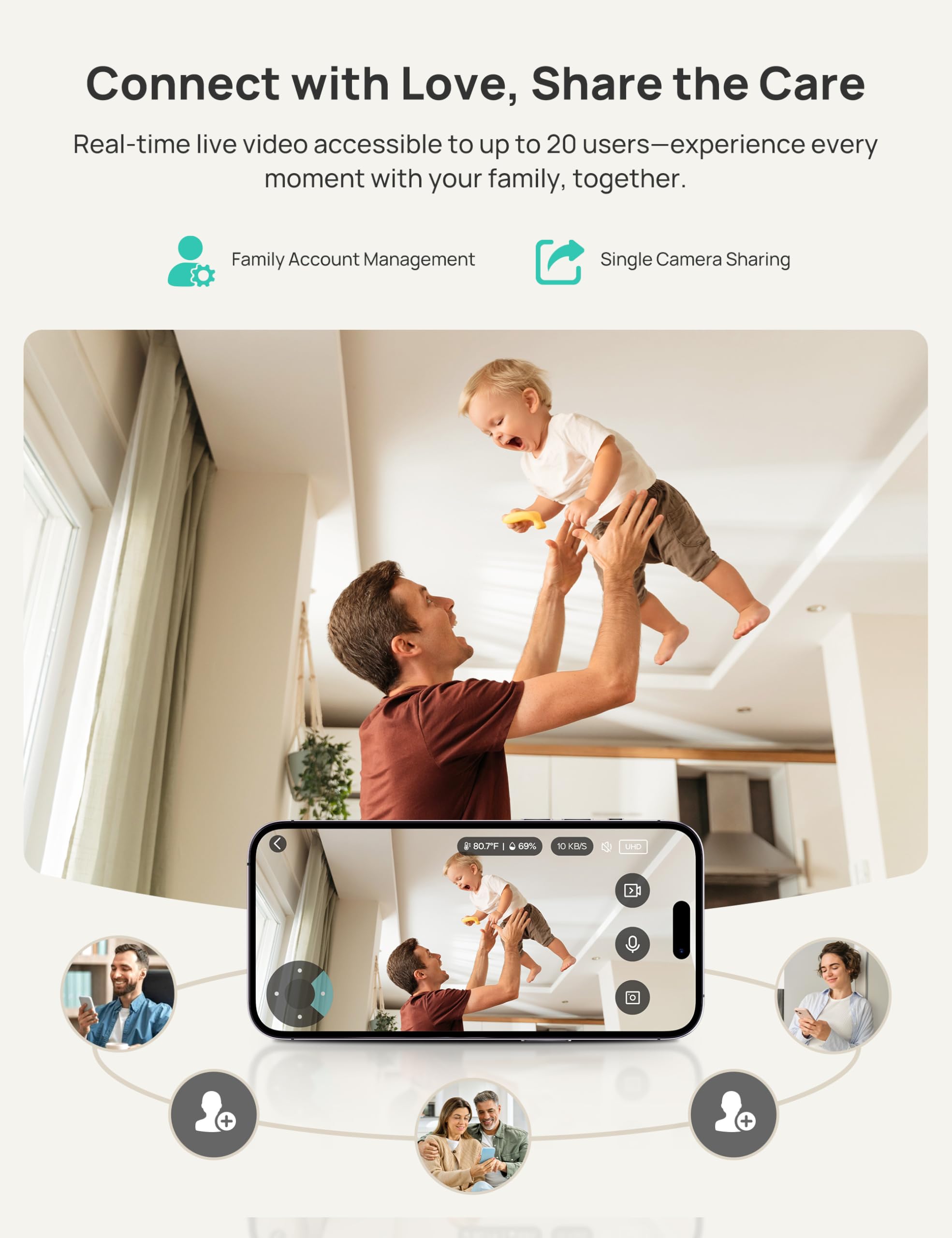 Dr.Care VistaView two-way audio lets you soothe from afar