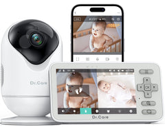 Dr.Care VistaView Lite monitor unit view for clear parent monitoring at a glance