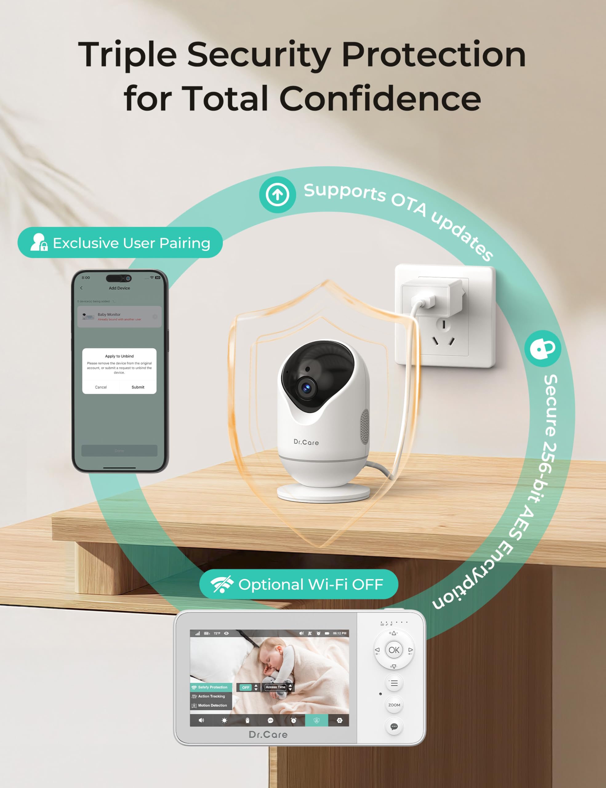 Mobile app control for VistaView Lite RB on the go