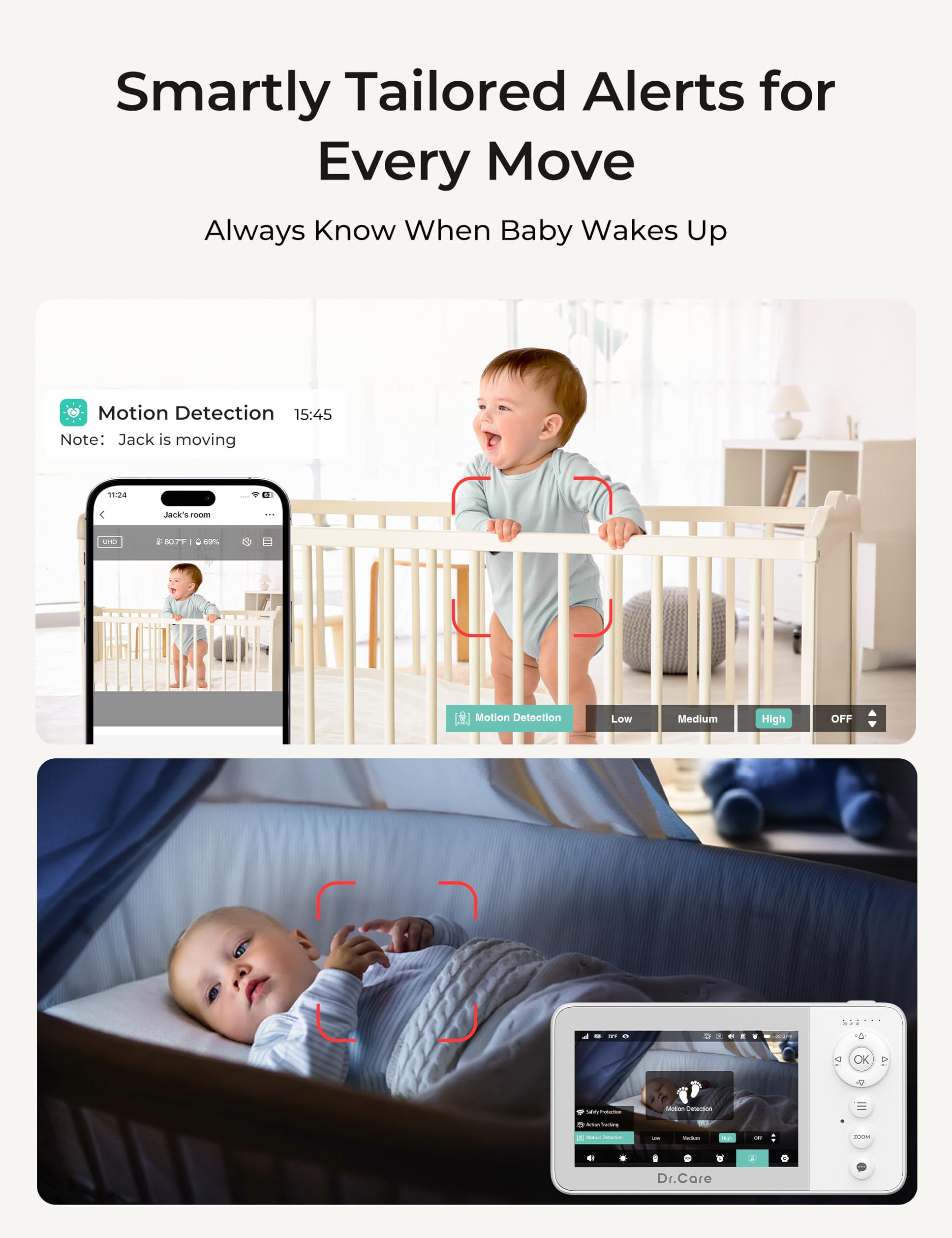 Dr.Care VistaView Lite RB 1080P camera with clear video for details