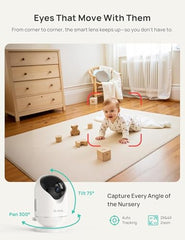 Dr.Care VistaView night vision provides clear footage in darkness.