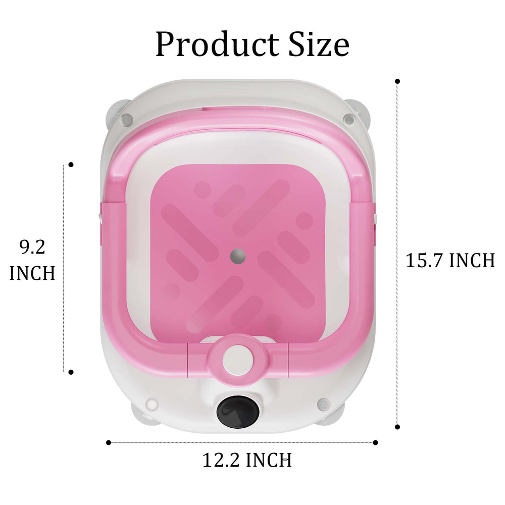Drconox bath seat provides soft padding for gentle contact with baby’s skin.