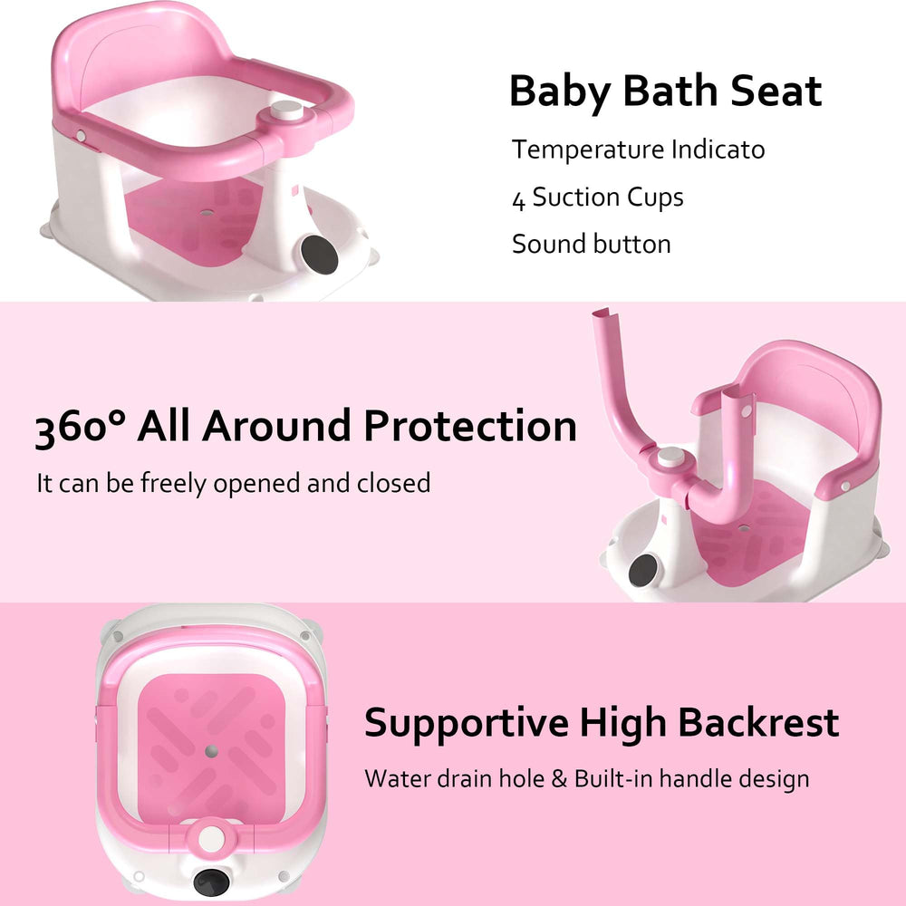 Drconox bath seat is travel-friendly for baths away from home.