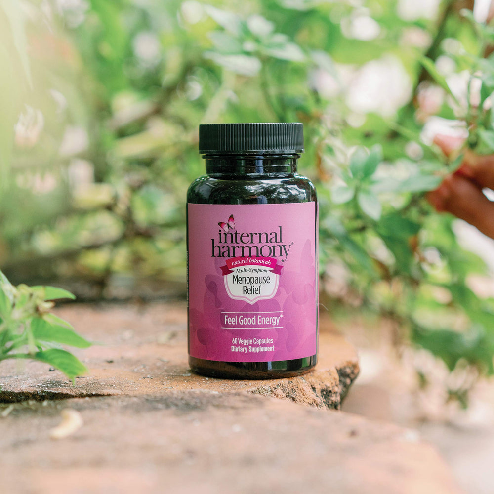 Internal Harmony packaging box designed for menopause support