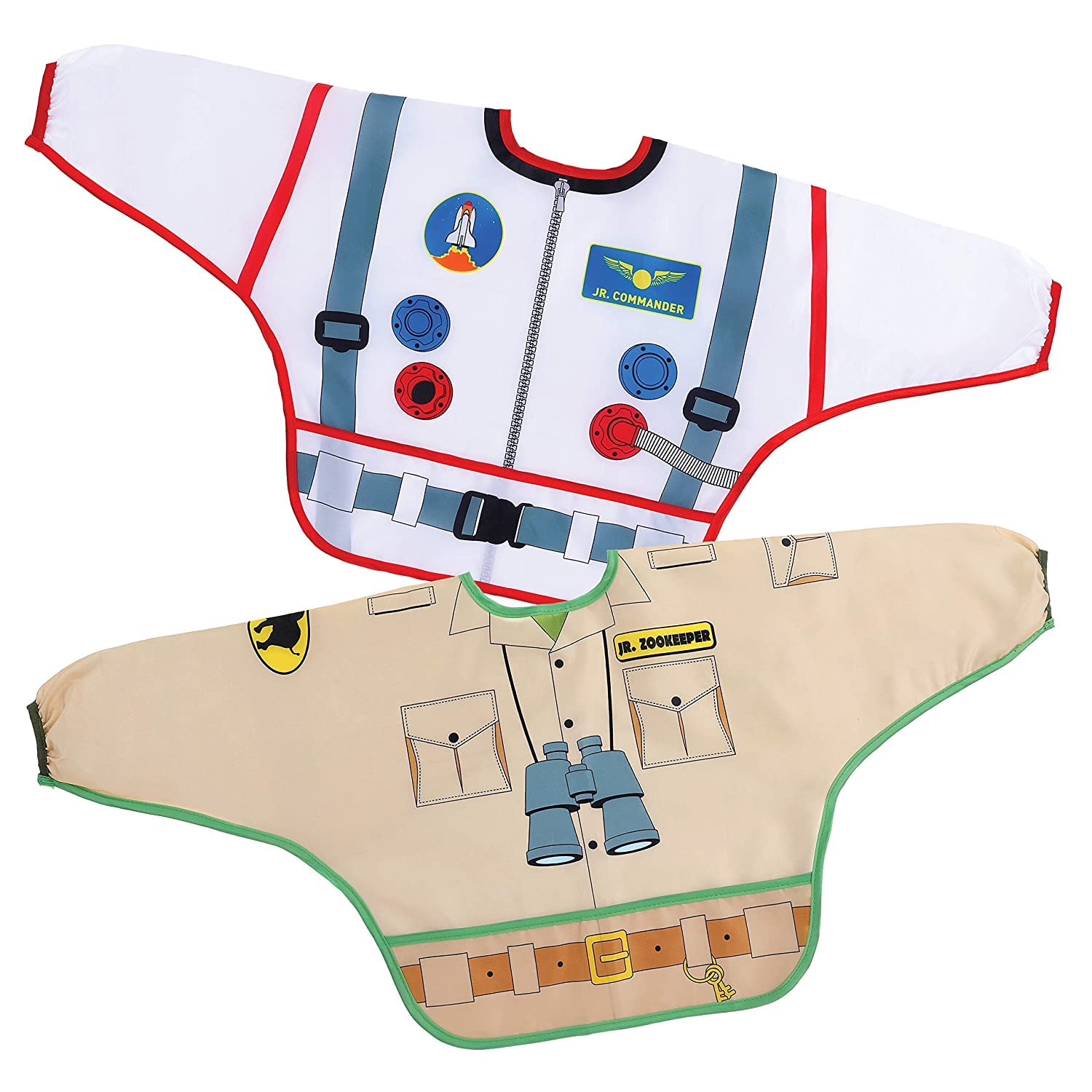 Dreambaby Astronaut bib sleeves keep little arms clean during meals