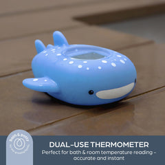 Dreambaby bath toy doubles as a friendly whale shark