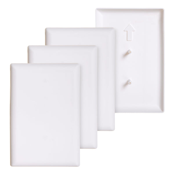 Dreambaby CoverPlug paintable outlet cover blends with walls for child safety.