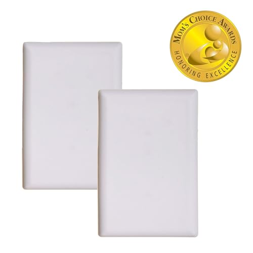 Dreambaby CoverPlug white surface becomes nearly invisible once painted.