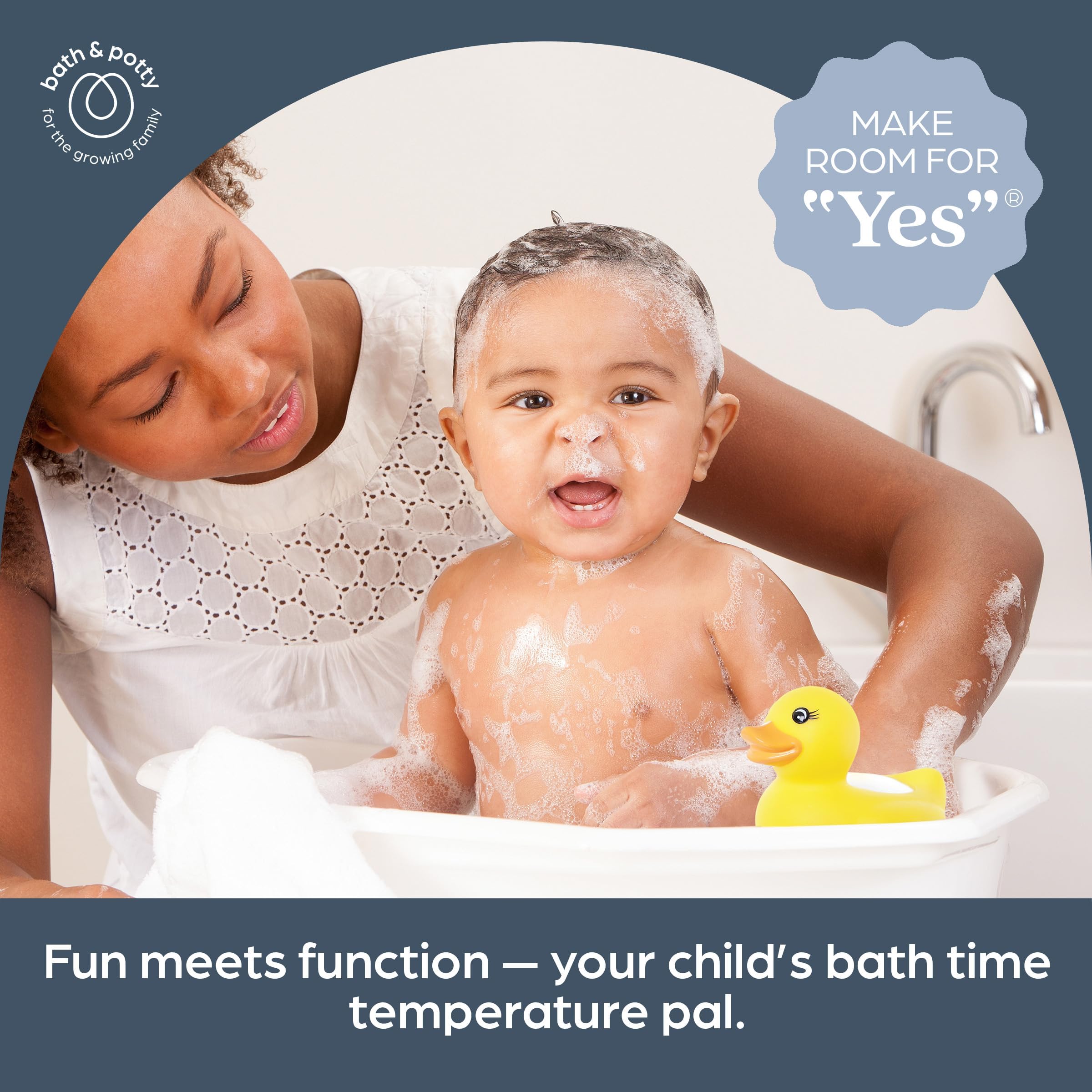 Dreambaby duck red green safety indicator signals hot or cool water easily.