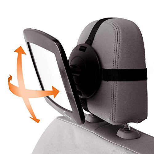 Dreambaby durable backseat mirror designed to withstand daily car bumps