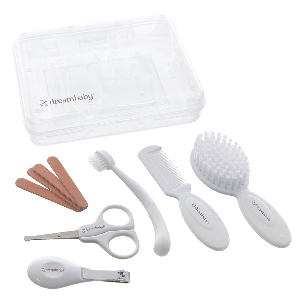 Dreambaby Essential 10pc grooming kit brush for gentle scalp grooming