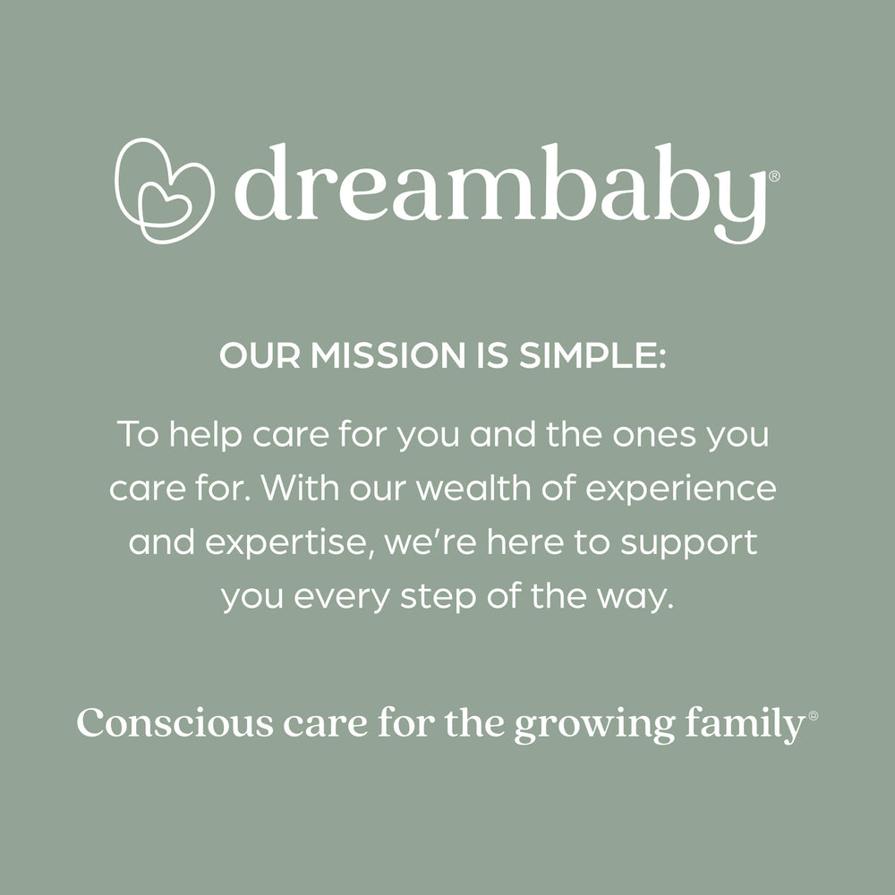 Dreambaby Fold and Go easy-clean surface can be wiped clean.