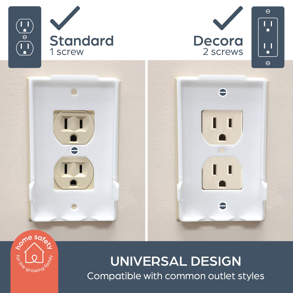 Dreambaby L945 makes outlet access easy for adults while guarding kids.