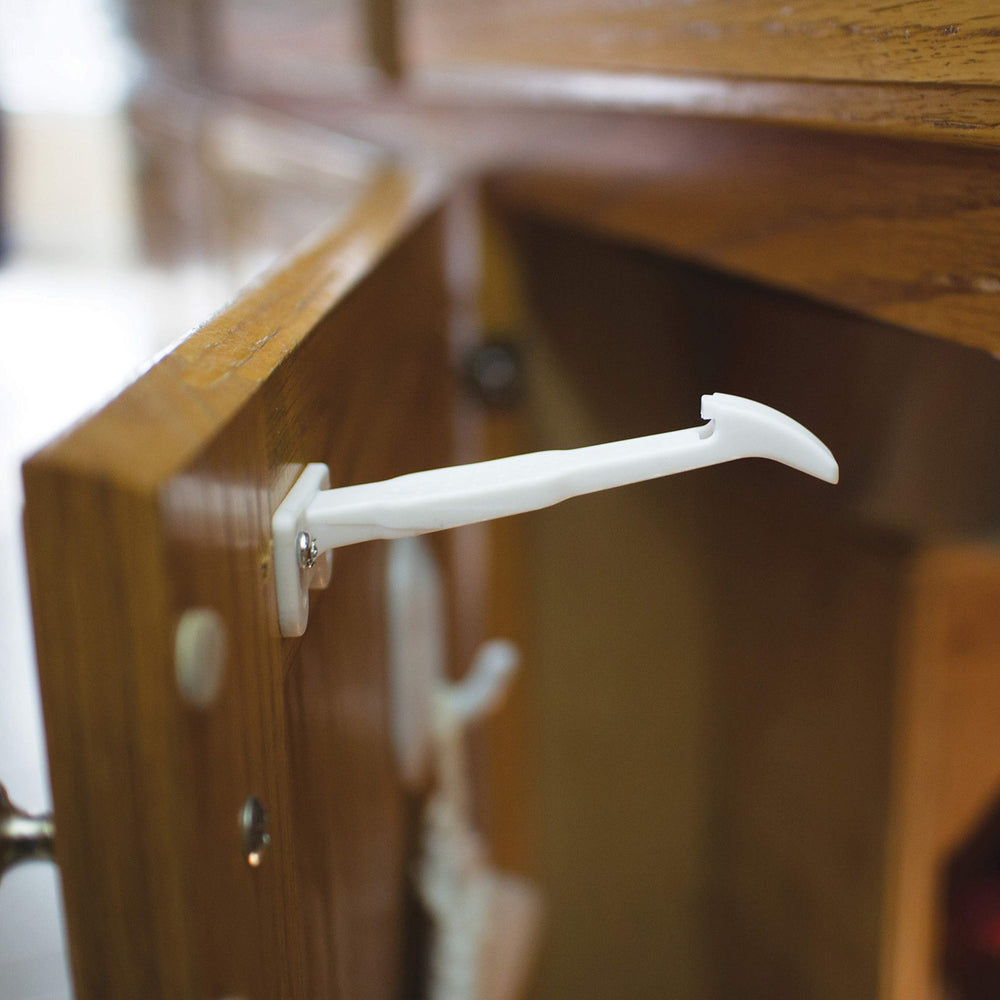 Dreambaby Secure Catches feature a sleek, hidden design to blend with décor.