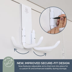 Dreambaby StrollAway heavy-duty metal hook holds strollers securely