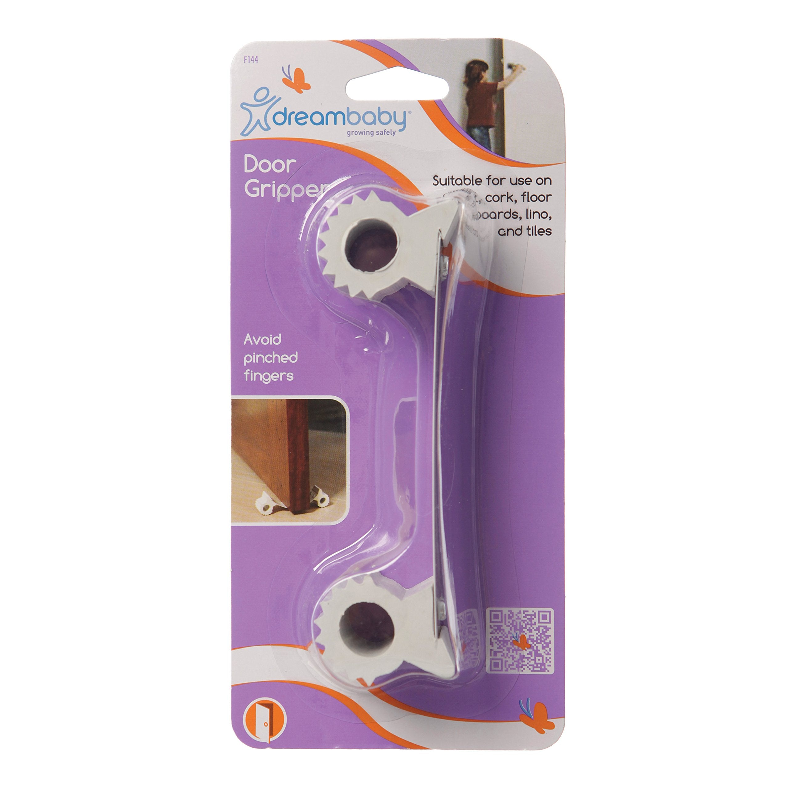Dreambaby Under Door Gripper ready to install without tools.