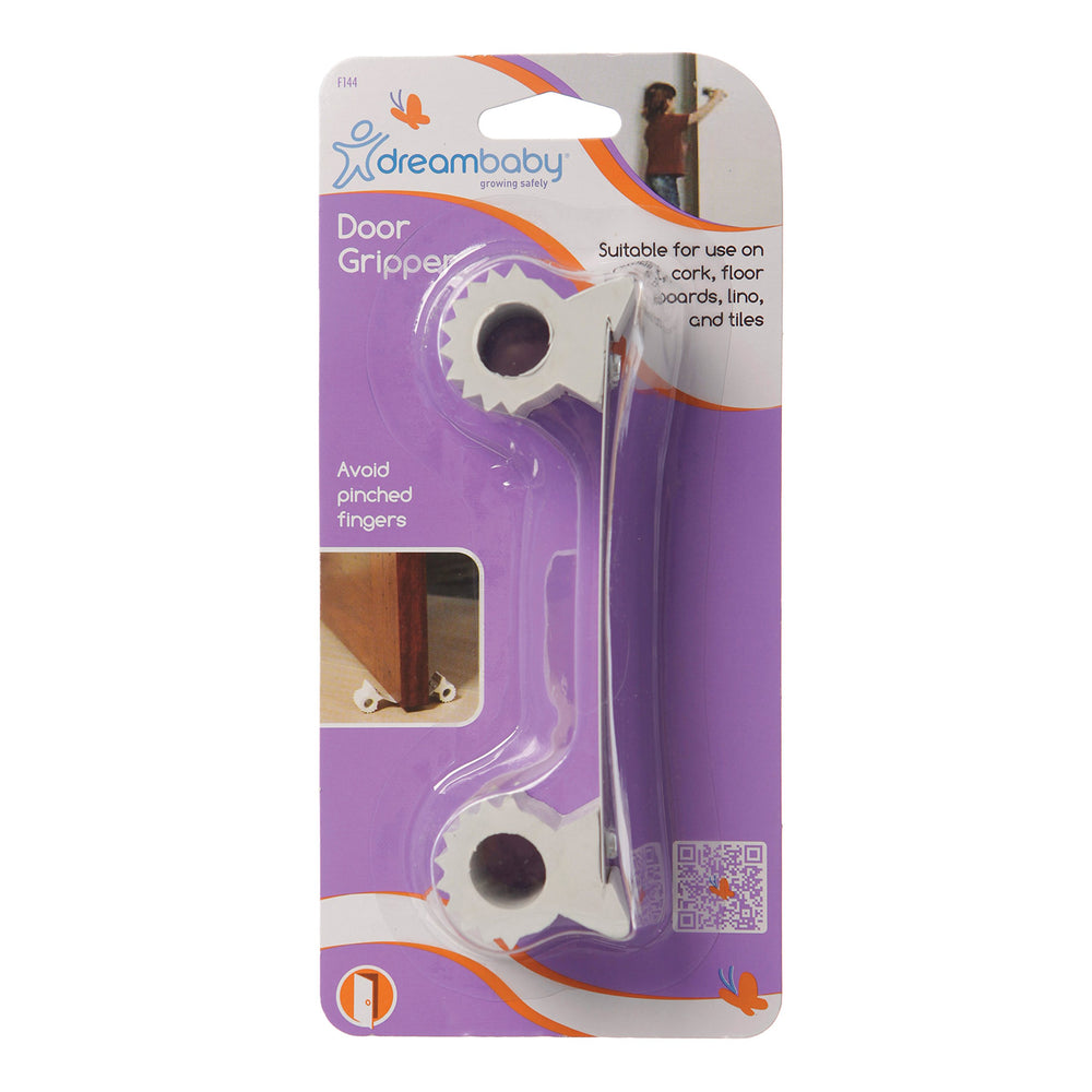 Dreambaby Under Door Gripper ready to install without tools.