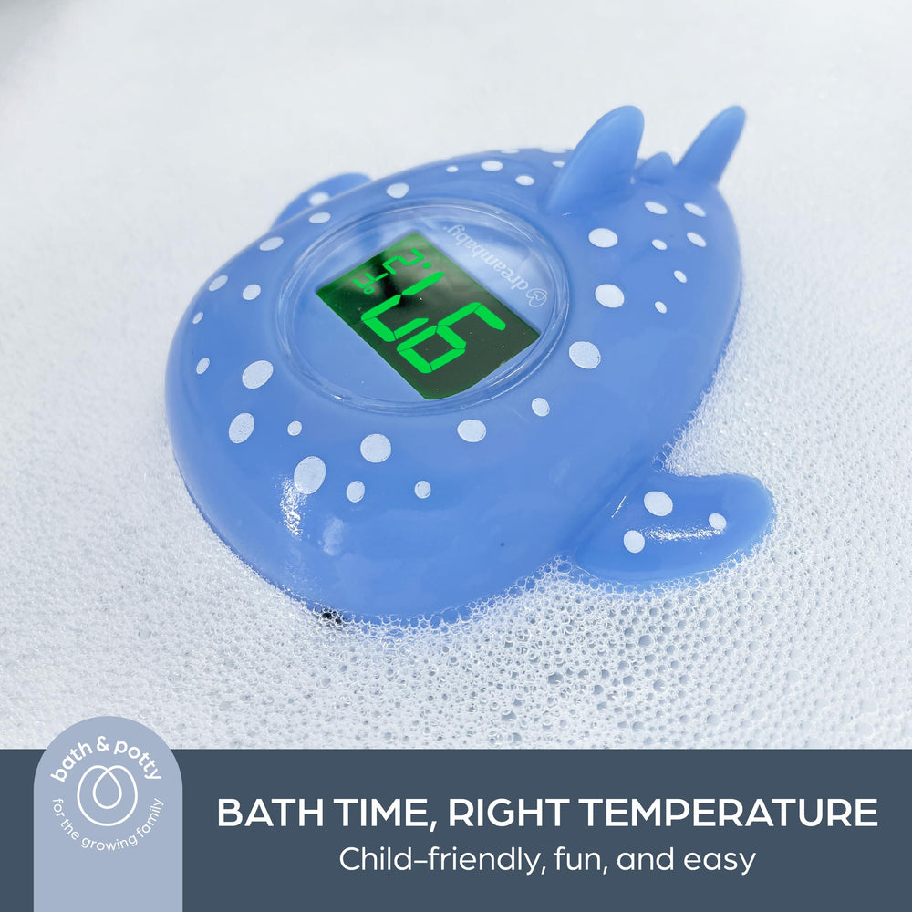 Dreambaby Whale Shark displays room temperature for nursery comfort