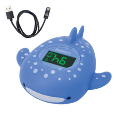 Dreambaby Whale Shark thermometer shows bath water readings for safer baths