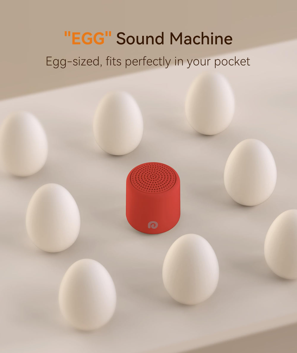 Dreamegg 16-sounds library provides tailored ambience for baby to adult soothing.