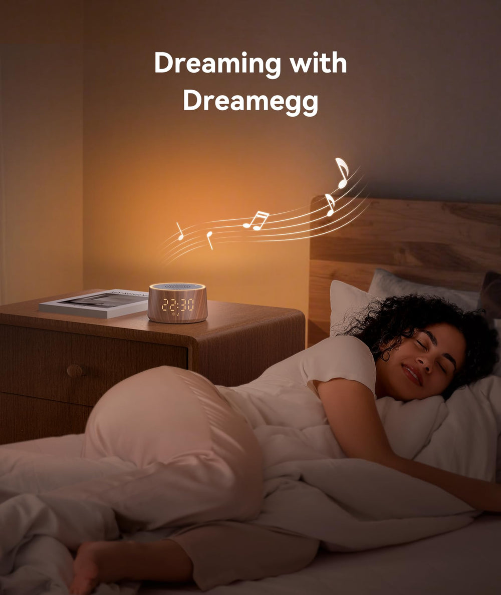 Dreamegg 5-level dimmer night light reduces glare at bedtime.