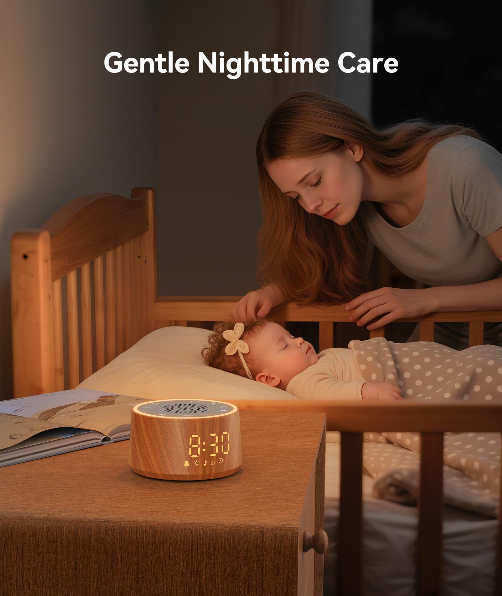 Dreamegg alarm clock feature helps gentle wake-ups aligned with nature.