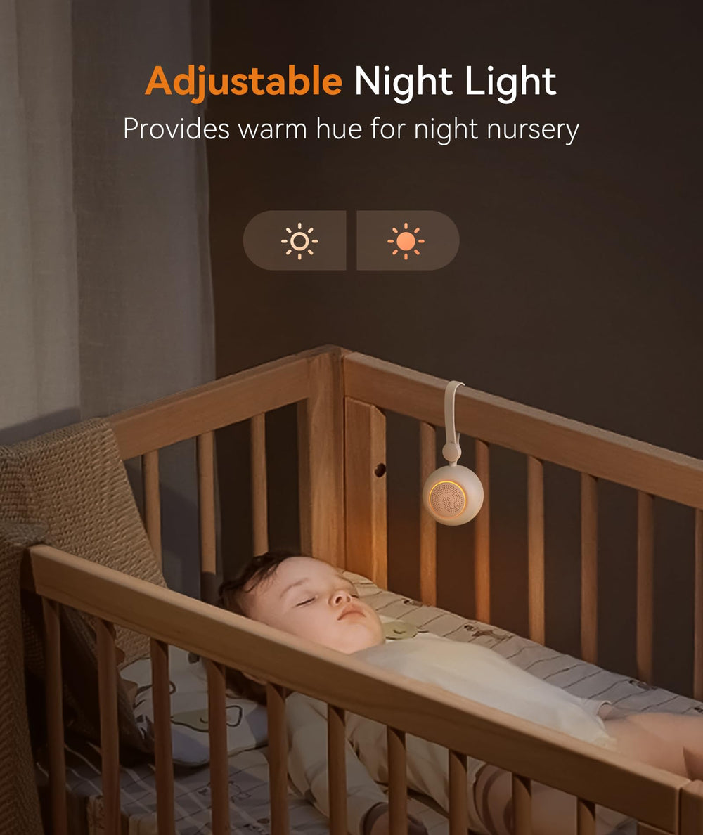 Dreamegg nursery light with two-level glow supports nighttime checks.