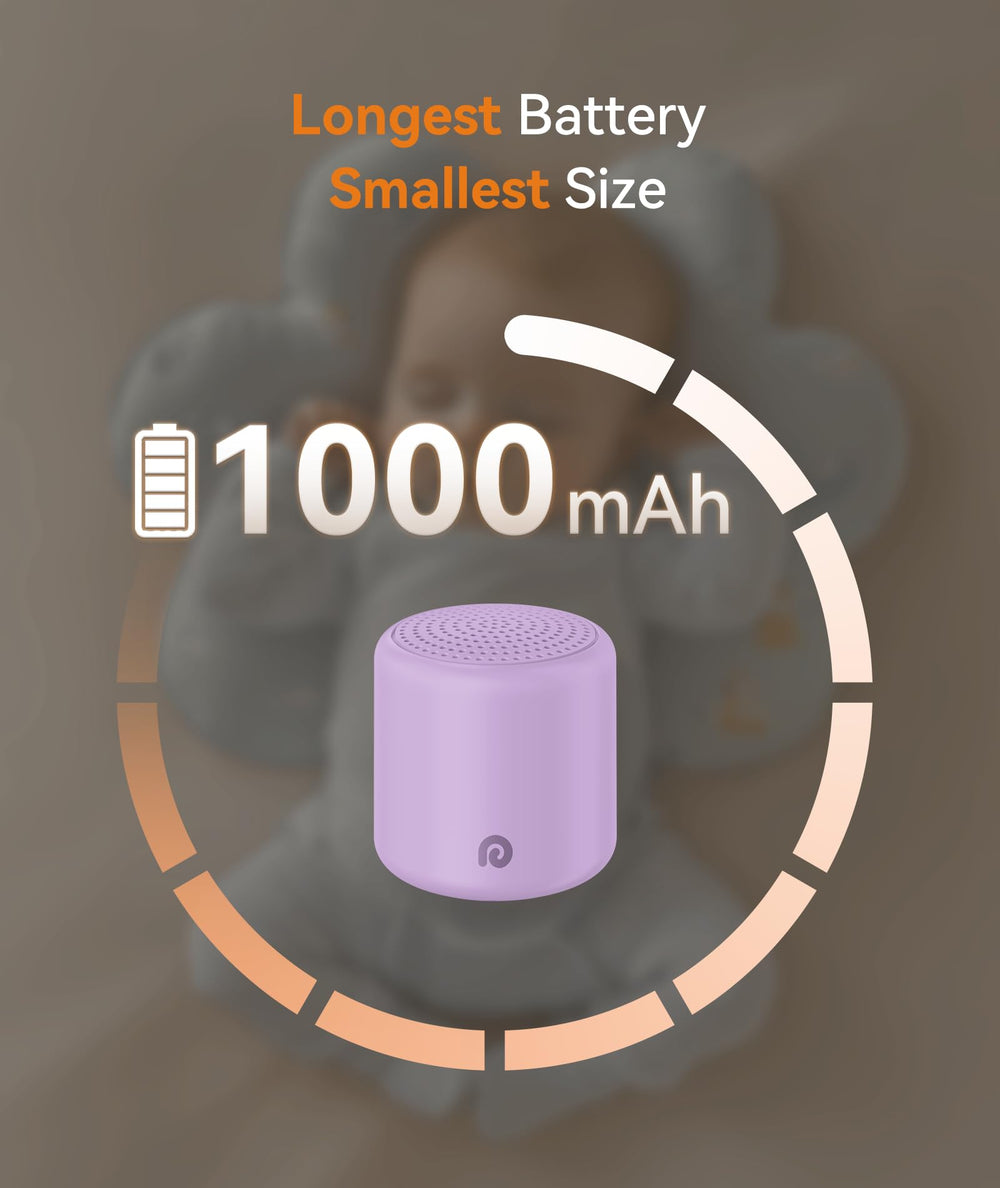 Dreamegg Pocket Sleep features a 1000mAh battery for extended travel use.