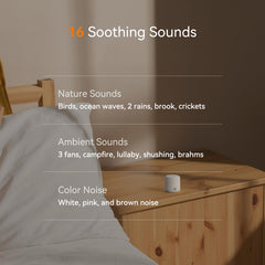 Dreamegg Pocket Sleep tactile volume control for easy adjustment in darkness.