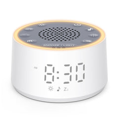Dreamegg Sound Machine with Nursery Lamp front view promoting a soothing nursery environment