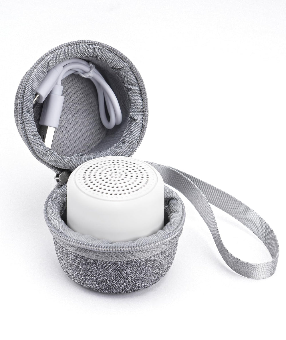 Dreamegg protective travel case keeps the sleep device safe on trips.