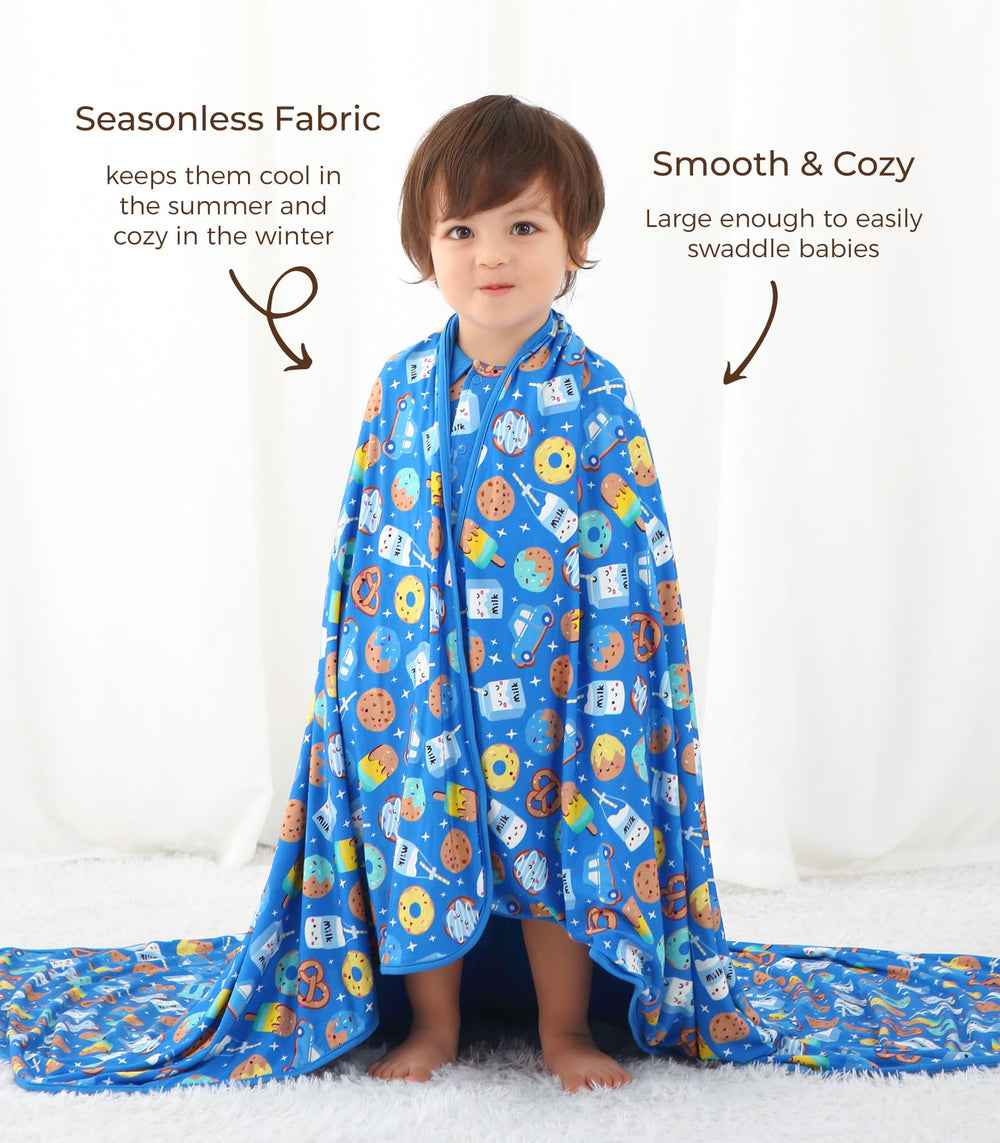 DREAMHALO baby blanket swaddle and nursing wrap ready-to-use versatility