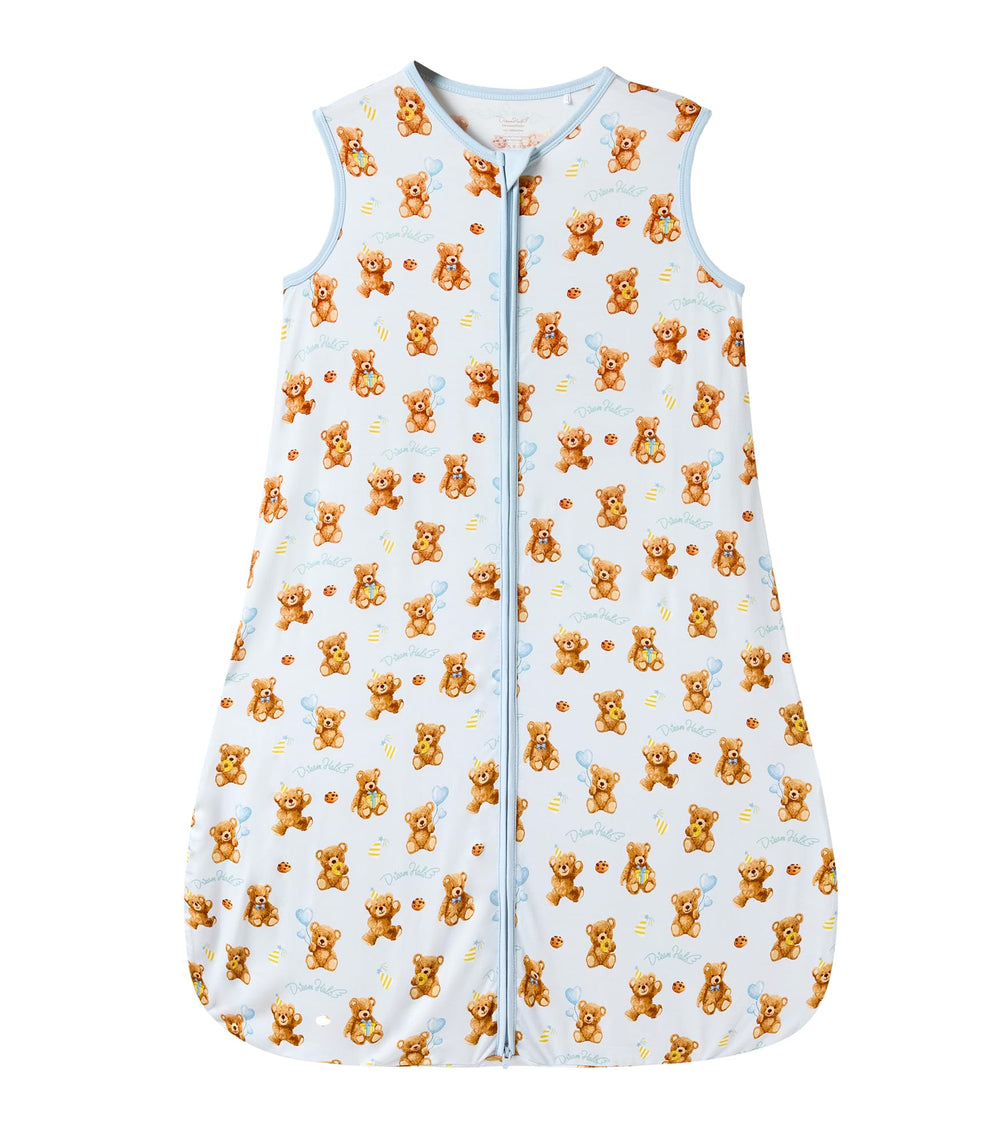 DREAMHALO baby sleep sack with bear design for cozy naps