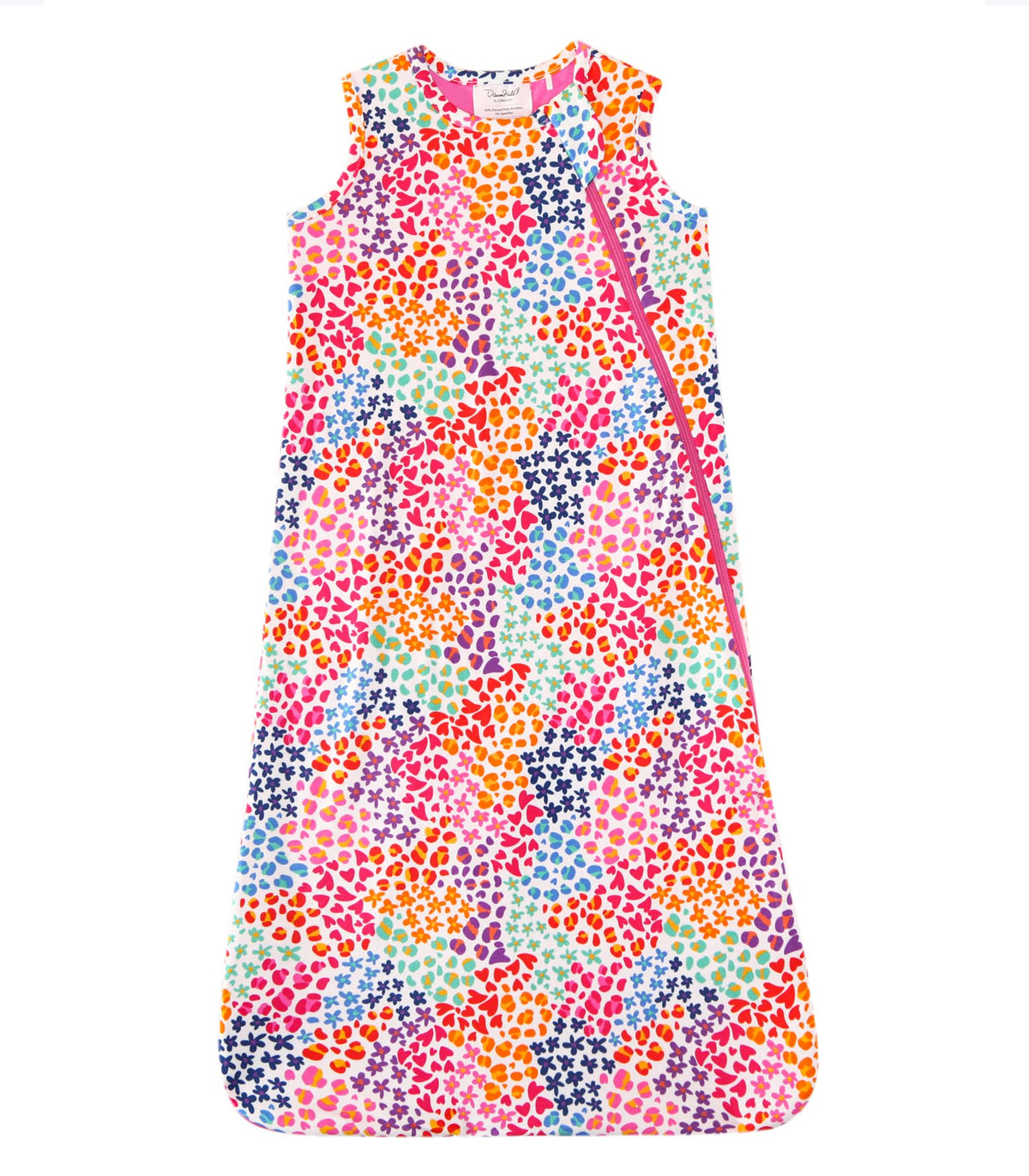 DreamHalo baby sleep sack in leopard pattern offers breathable comfort for naps