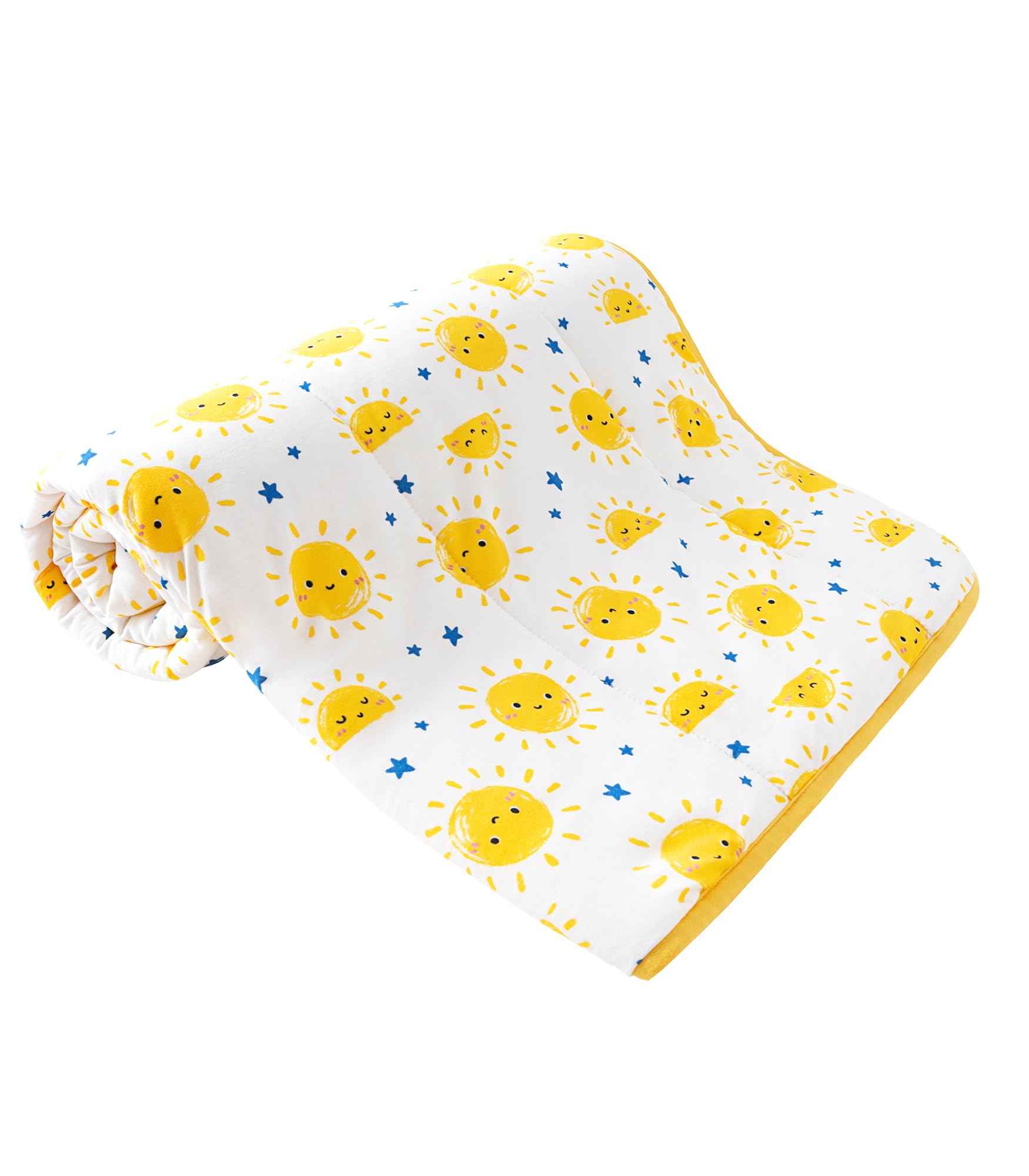 DreamHalo infant reversible comforter close-up of buttery-soft fabric for cozy naps